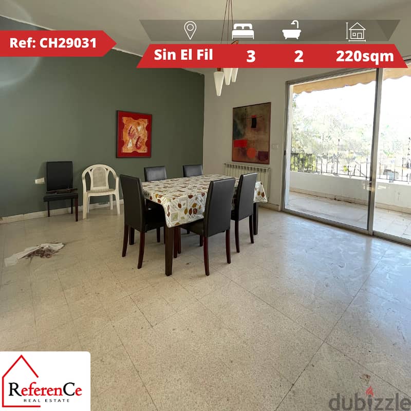 Apartment for sale in sin el fil شقة للبيع في سن الفيل 0