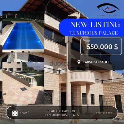 PALACE IN ZAHLE TARCHISH FOR SALE