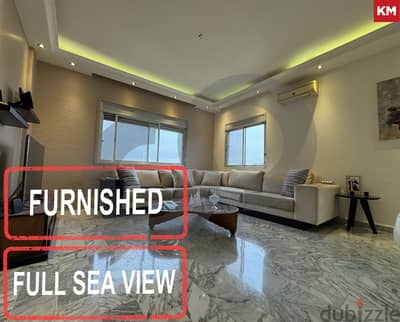 Full sea view, decorated, keserwan, haret sakher/حارة صخر REF#KM116882