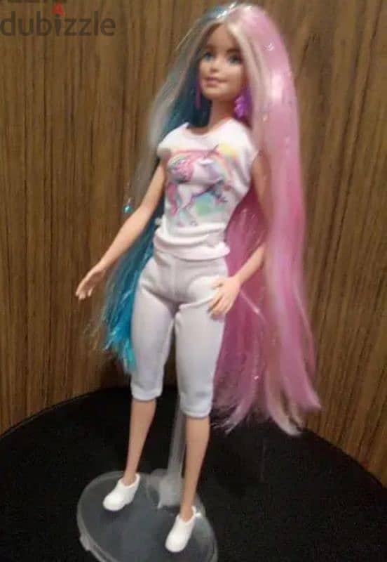 Barbie FANTASY HAIR UNICORN/MERMAID LOOKS+Own complete wear Great doll 3