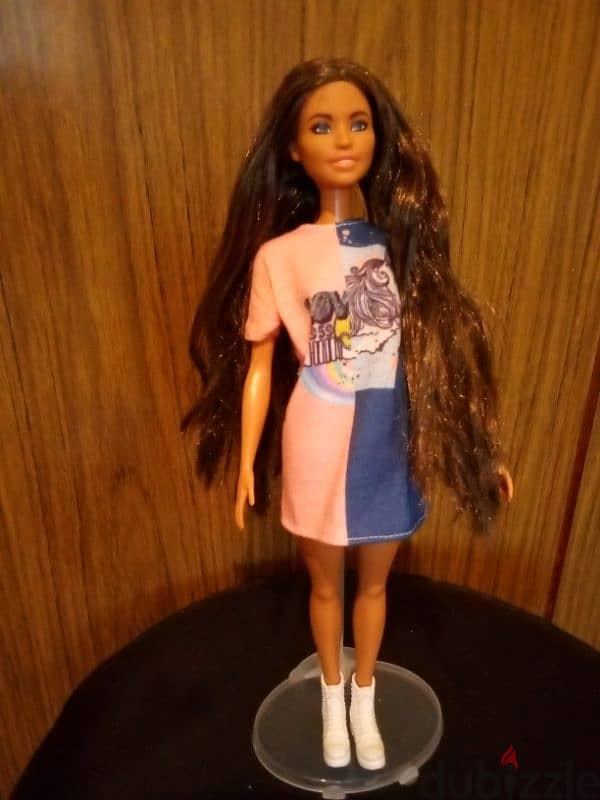 FASHIONISTAS TALL num: 103 Brunette Long hair Complete wear great doll 6