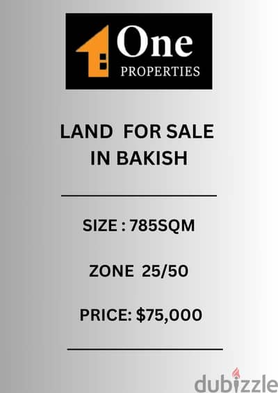 LAND FOR SALE IN BAKISH