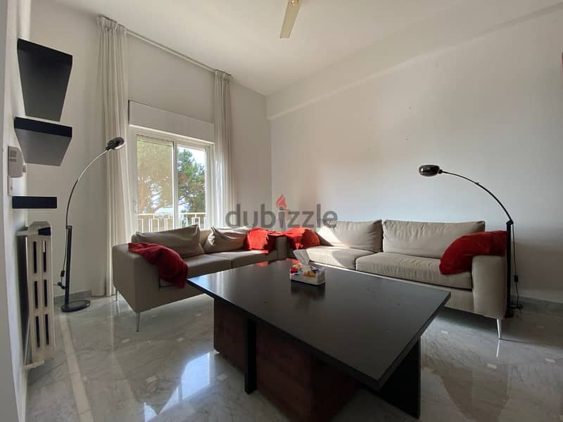 225 Sqm | Semi Furnished Apartment For Rent In Beit Mery 0