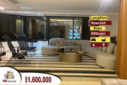 Rawcheh 500m2 | Open Sea View | Lux Building | PA |