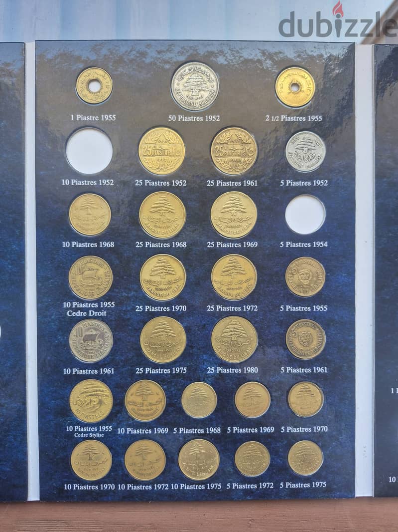 Lebanon coin album 1924-2018 2