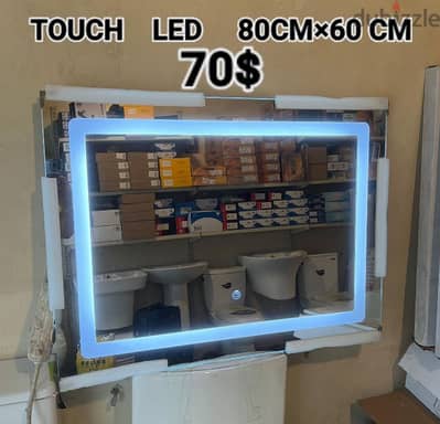 LED TOUCH BATHROOM MIRRORS. مراية حمام