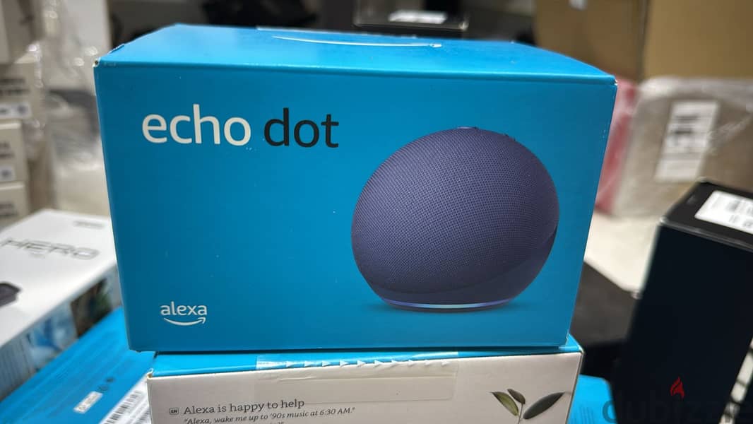 Amazon echo dot 5th generation blue 0