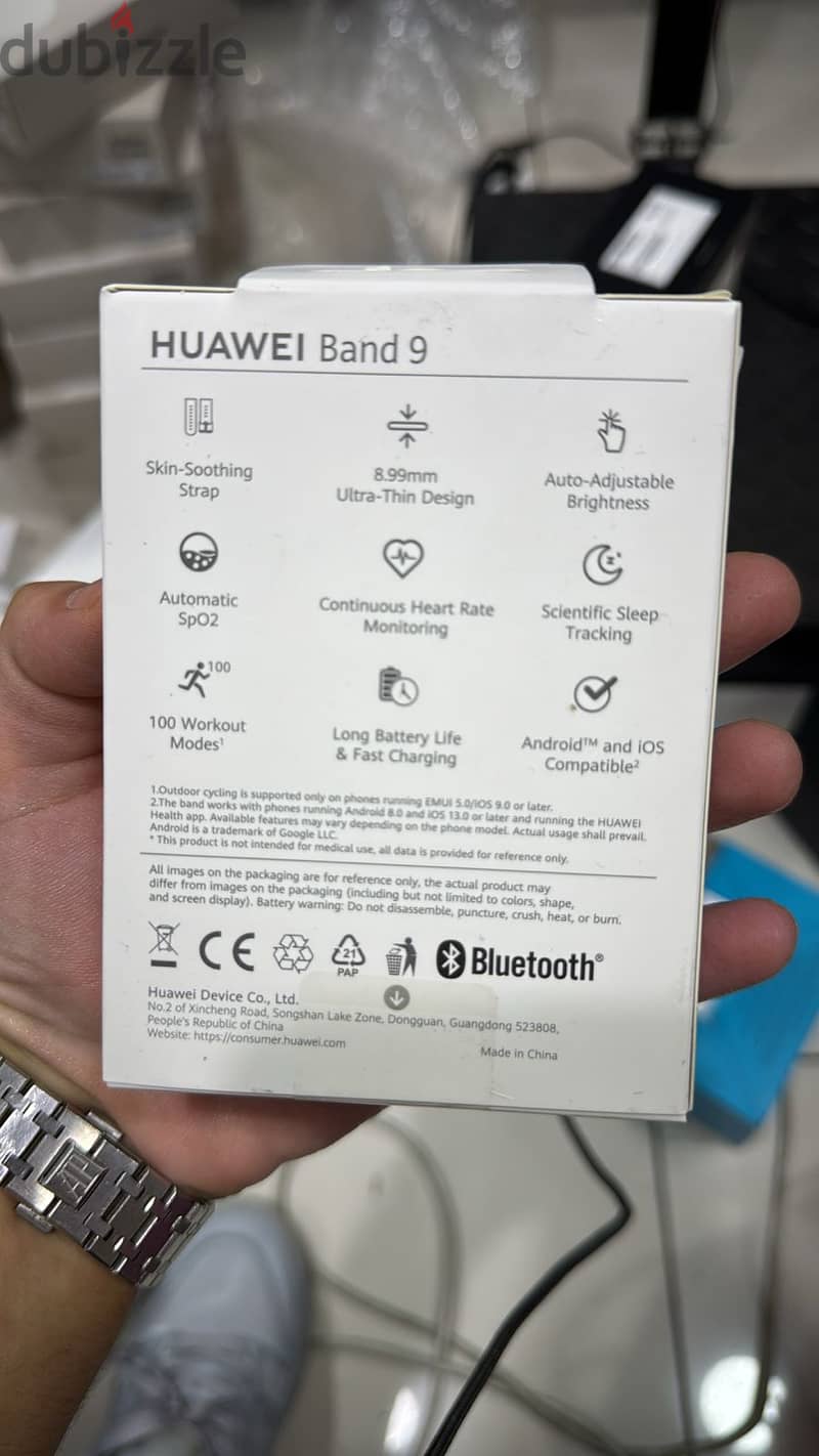 Huawei band 9 starry black 1