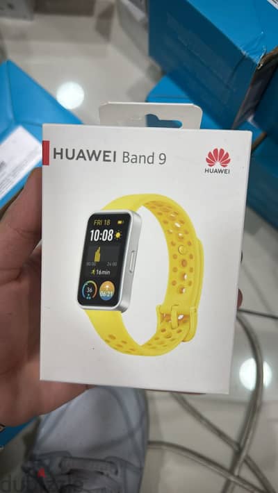 Huawei band 9 lemon yellow