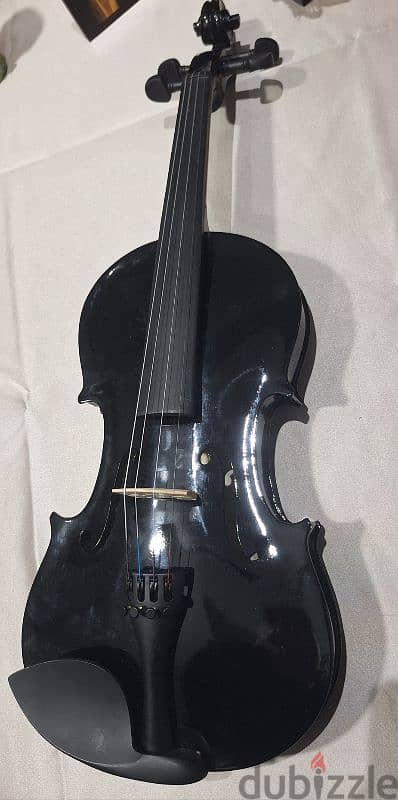 Hohner HVM01BK Violin Size 4/4 Black Color(mad2our marra bass) 2