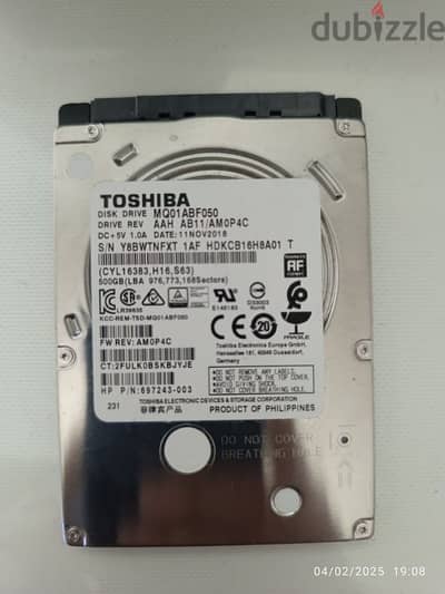 Hard Disk Drive 500GB