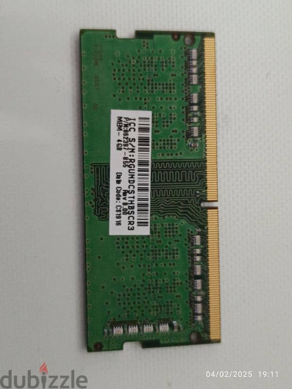 Samsung 4GB RAM DDR4 1