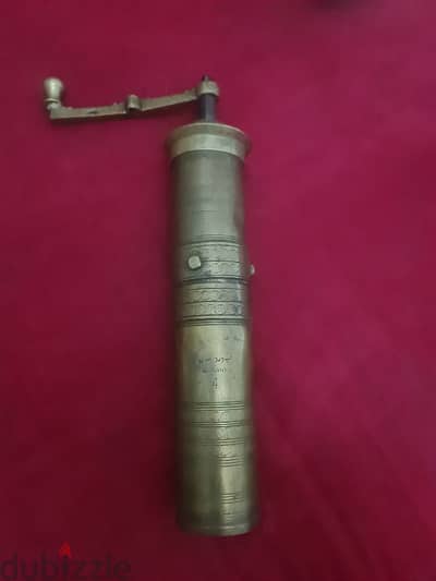 Vintage Brass Manual Coffee Grinder - Ottoman Style