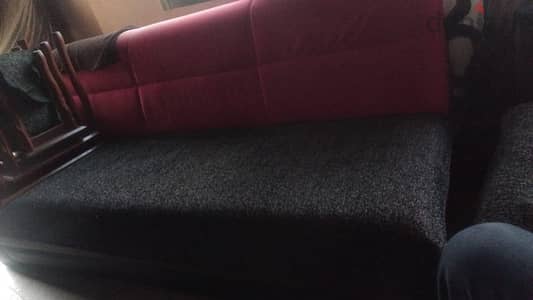 sofa corner good condition with table