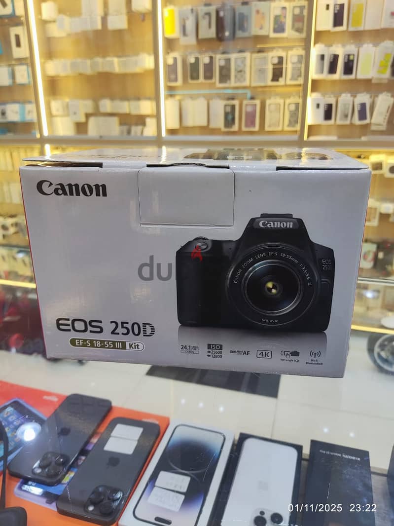 Canon Camera EOS 250D EF-S 18-55 IS STM Kit amazing & good price 1