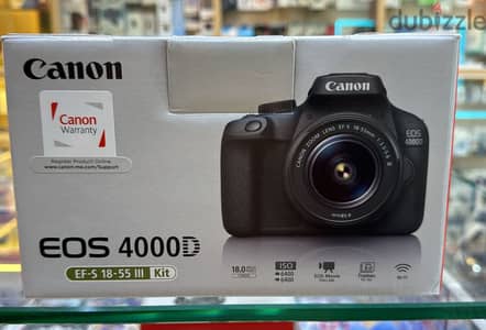 Canon Camera EOS 4000D EF-S 18-55 III Kit