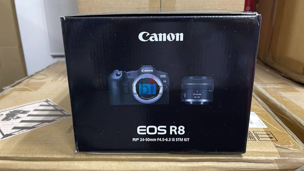 Canon Camera EOS R8 RF 24-50mm F4.5-6.3 IS STM Kit 0