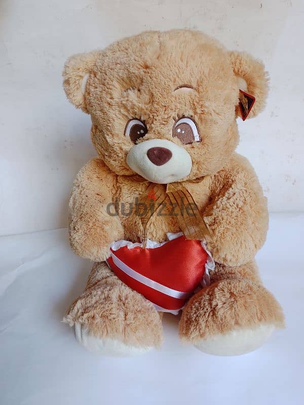 plush Bear with heart 0