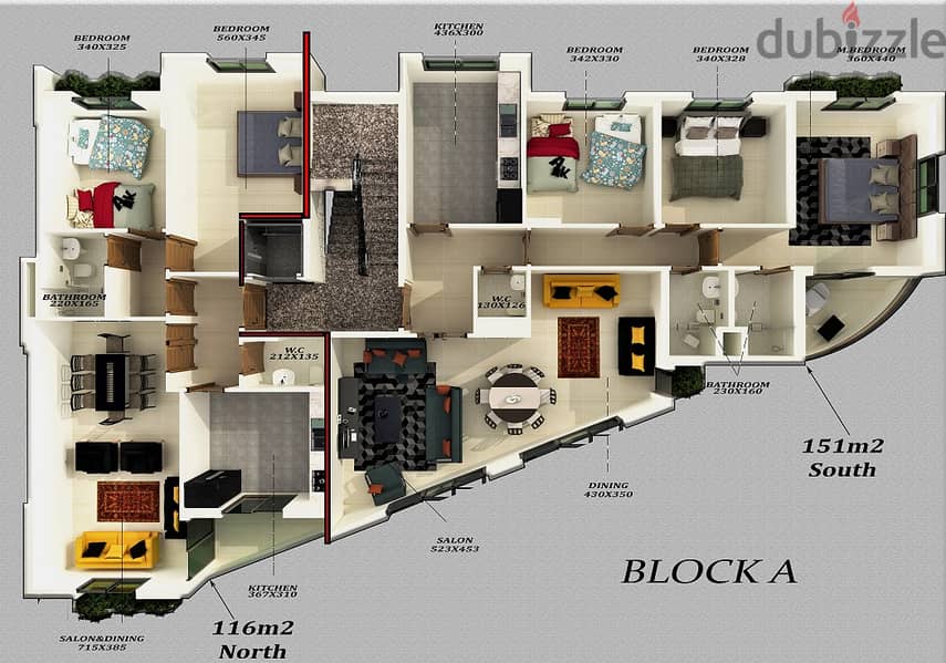 4 Blocks (36 apts/4524m2) under construction Bchamoun Elite School 5