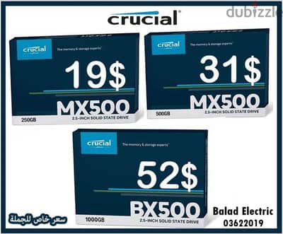 Crucial ssd 240gb 500gb 1tb