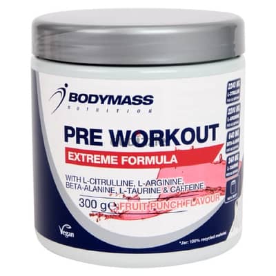 pre workout bodymass nutrition