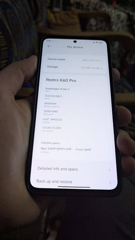 xiaomi k60 pro 5g 6