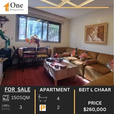 APARTMENT FOR SALE IN BET L CHAAR