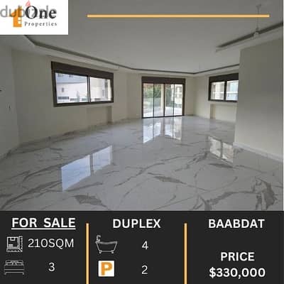 DUPLEX FOR SALE IN BAABDAT