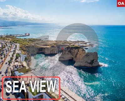 Sea view, prime location, raouche, beirut/ الروشة  REF#OA117554