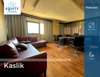 Equipped 180 SQM Office For Rent In Kaslik مكتب للإيجار #RK143358