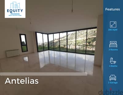 200 SQM Apartment With 100 Garden For Rent In Antelias #AO143519