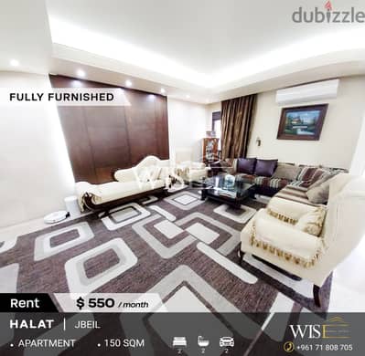  150 SQM fully furnished Apartment for RENT in Halat!