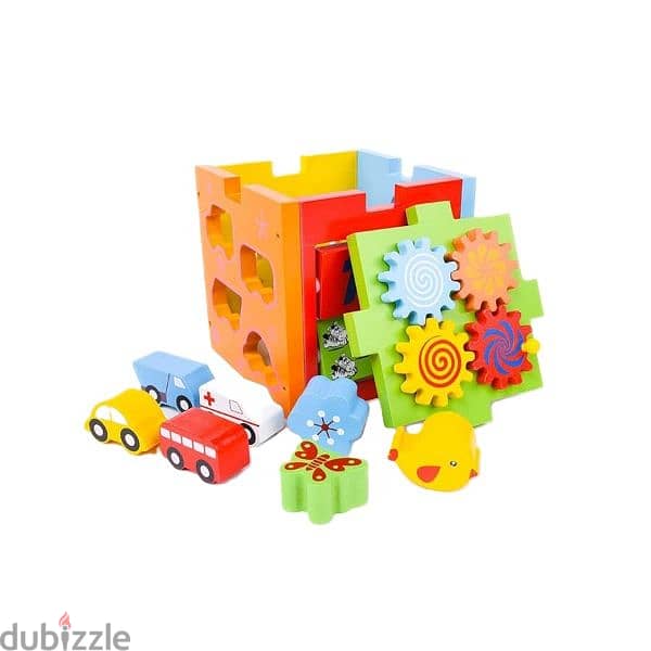 Wooden Educational Cube For Kids 1