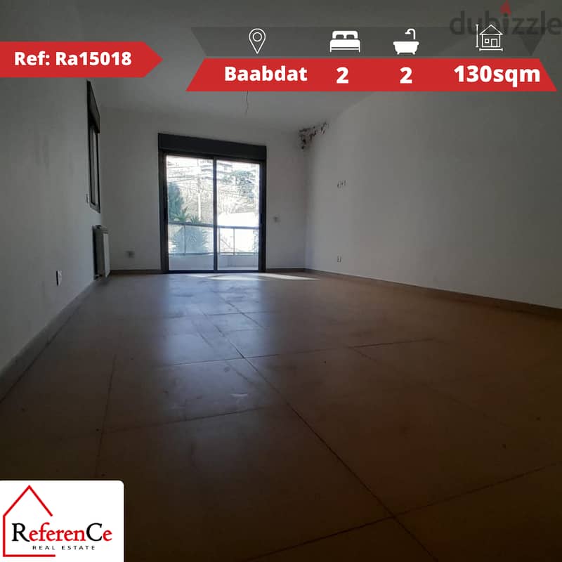 New apartment for sale in Baabdat شقة جديدة للبيع في بعبدات 0