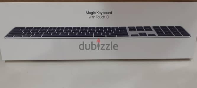 Magic Keyboard with touch id and numeric keypad usb-c black MXK83