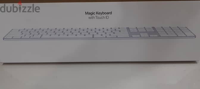 Magic Keyboard with touch id and numeric keypad usb-c white MXK73