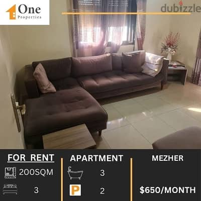 FURNISHED APARTMENT FOR RENT IN MEZHER