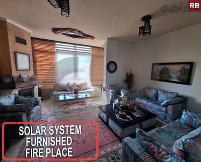 Solar System- Furnished- Fire Place-Mastita-Jbeil/مستيتا  REF#RB117577