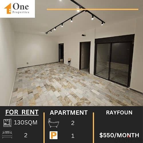 APARTMENT FOR RENT IN RAYFOUN 0