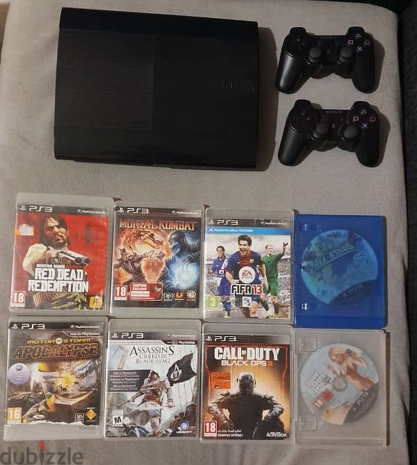 playstation 3 500 Gb storage and 15 games installed 1