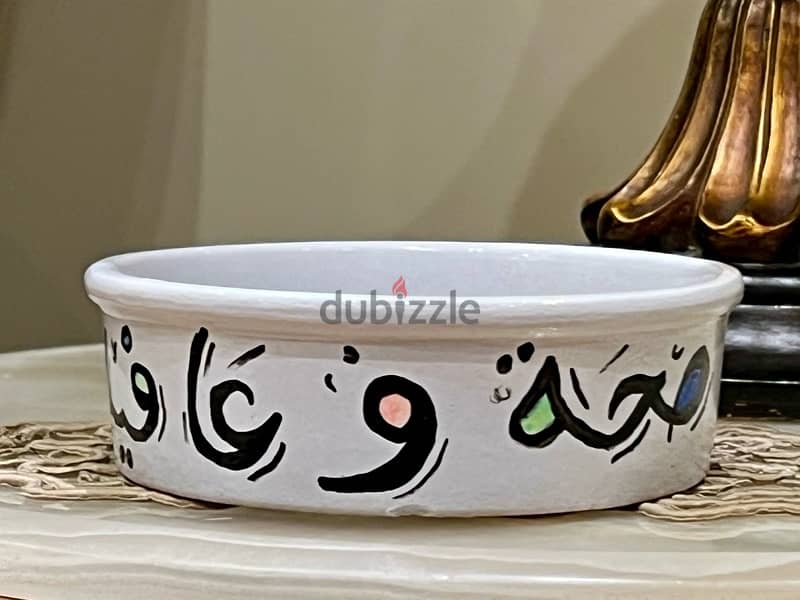 Lebanon Ramadan white collection 6 pcs artisanal handmade مجموعة رمضان 4