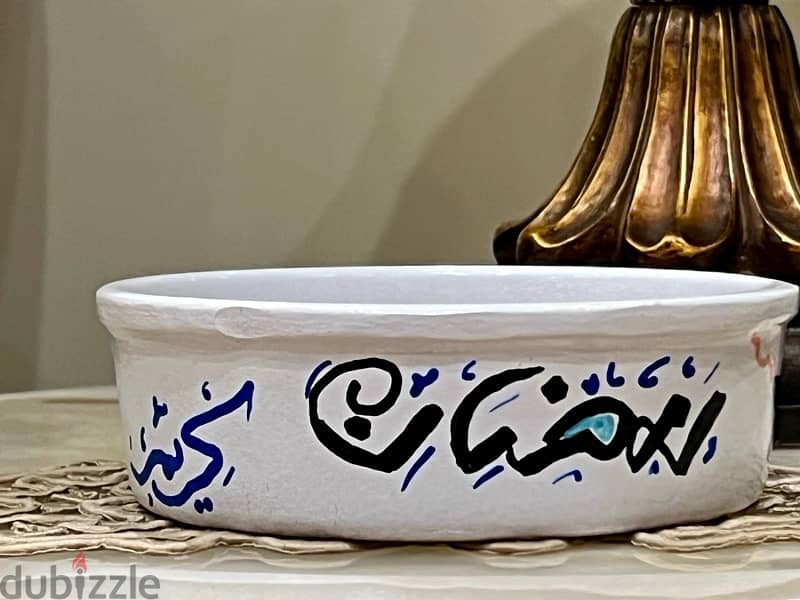 Lebanon Ramadan white collection 6 pcs artisanal handmade مجموعة رمضان 7