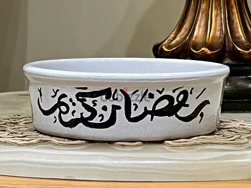 Lebanon Ramadan white collection 6 pcs artisanal handmade مجموعة رمضان 8