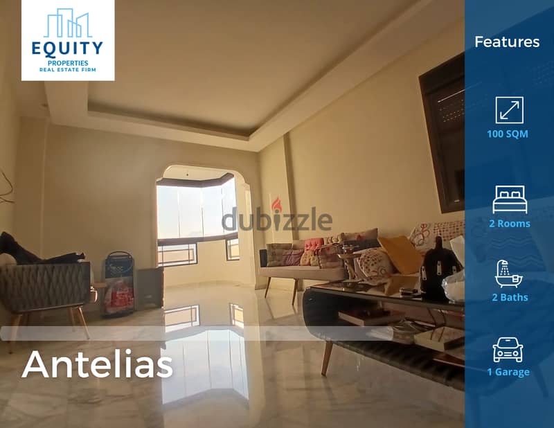 100 SQM Apartment For Sale In Antelias شقة للبيع #FR143819 0