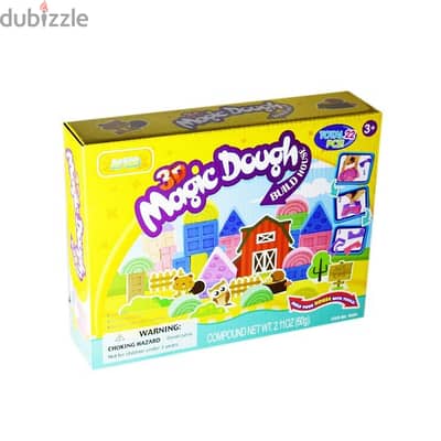 Art Kids 3D Magic Dough Build House