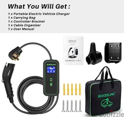 GOODLINK adjustable EV charger WIFI FULL SET 16A for all cars brands