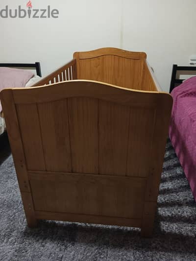 Mothercare crib with mattress