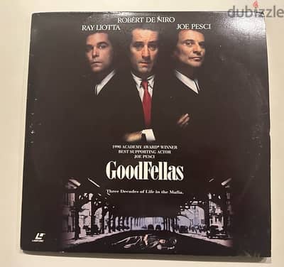 GoodFellas Academy Award Winning Movie - Laser Disc (Like New)