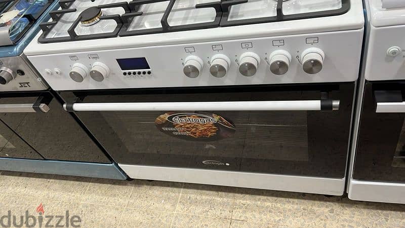 Gas Oven Electro Gas 90cm White 0