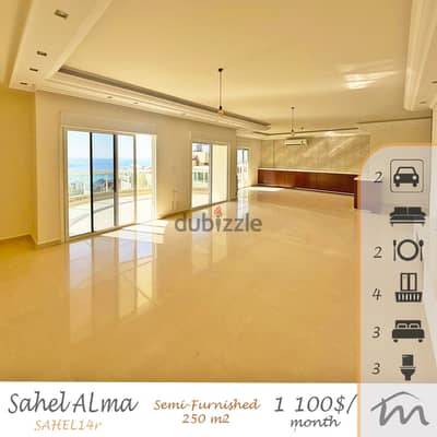 Sahel Alma | Panoramic Sea View | 4 Balconies | 2 Underground Parking